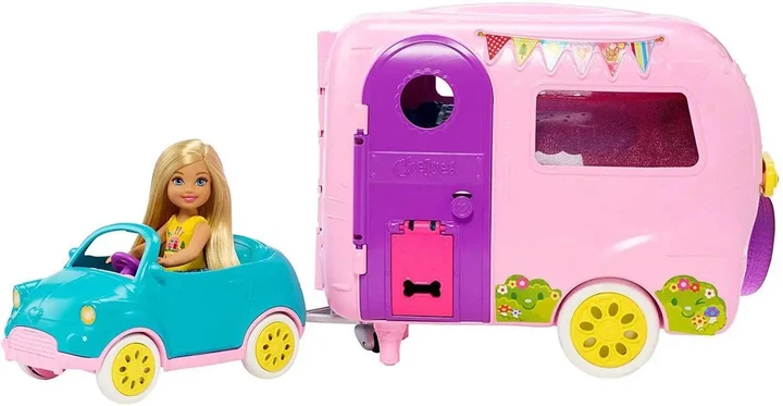 Ігровий набір Барбі Кемпер та лялька Челсі Barbie Club Chelsea Camper FXG90 - зображення 4