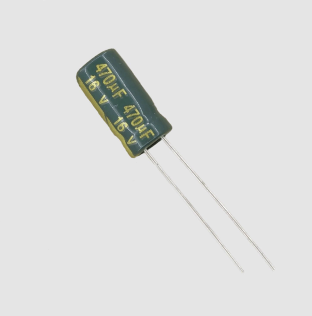Электролитический конденсатор Lovers 16V 470uF -40°C +105°C 8x12mm - Фото 1 Электролитический конденсатор Lovers 16V 470uF -40°C +105°C 8x12mm - изображение 1