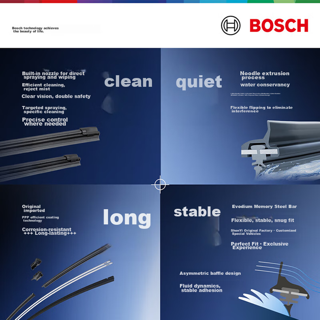 Щетка стеклоочистителя BOSCH Shenyi для Volvo XC60, 26/19 - Фото 8 Щетка стеклоочистителя BOSCH Shenyi для Volvo XC60, 26/19 - изображение 8