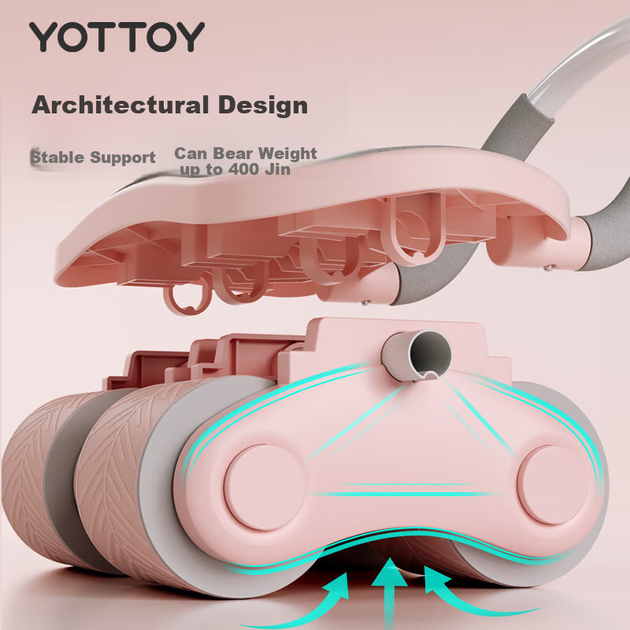 Ролик Yottoy для пресса 4 колесика автоматический отскок - Фото 8 Ролик Yottoy для пресса 4 колесика автоматический отскок - изображение 8