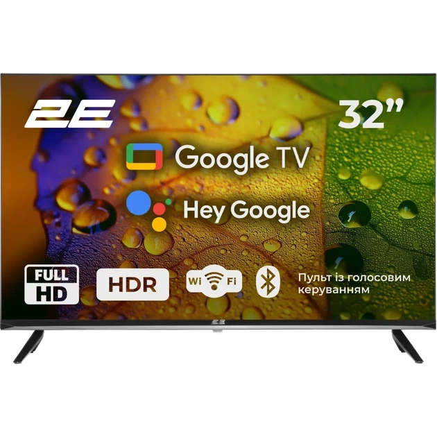 Телевизор 2E 32A07KF 32″ дюйма 1920x1080 Google TV - Фото 1 Телевизор 2E 32A07KF 32″ дюйма 1920x1080 Google TV - изображение 1