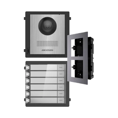 Комплект модулів Hikvision DS-KD8003-IME1NS + DS-KD-ACF2/Plastic + DS-KD-KK/S - Фото 1 Комплект модулів Hikvision DS-KD8003-IME1NS + DS-KD-ACF2/Plastic + DS-KD-KK/S - зображення 1