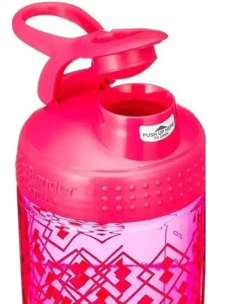 Шейкер BlenderBottle SportMixer Signature Sleek Pink Geo Lac с шариком 820 мл Розовый (Sleek_PINK_GEO) - Фото 5 Шейкер BlenderBottle SportMixer Signature Sleek Pink Geo Lac с шариком 820 мл Розовый (Sleek_PINK_GEO) - изображение 5