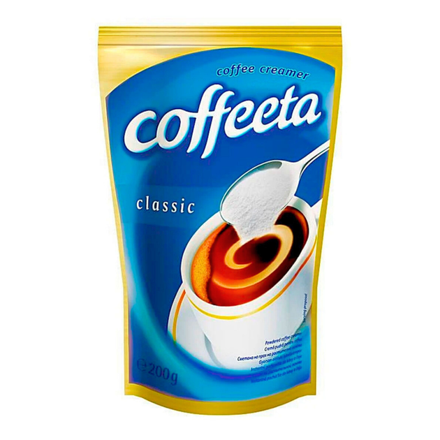 Сухие сливки к кофе Coffeeta Classic 200 г - Фото 1 Сухие сливки к кофе Coffeeta Classic 200 г - изображение 1