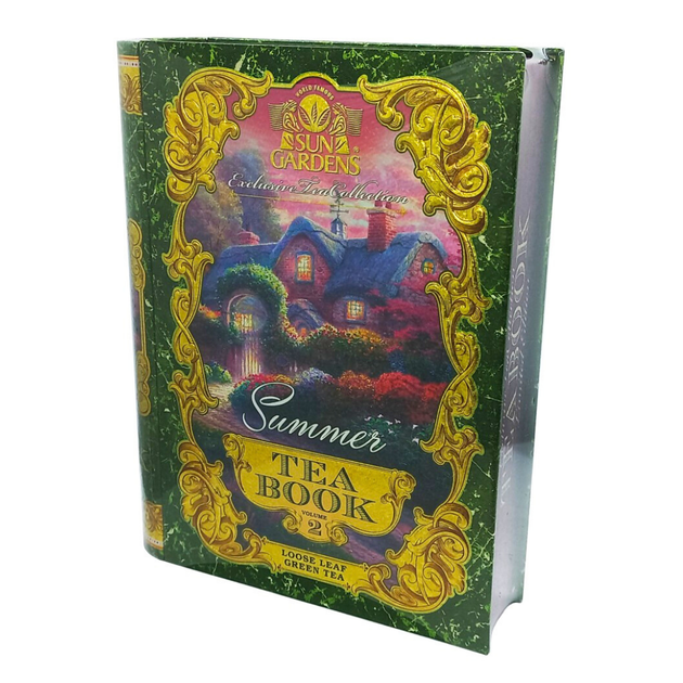 Чай Sun Gardens Tea Book Summer (Літо) 100 г зелений листовий - Фото 1 Чай Sun Gardens Tea Book Summer (Літо) 100 г зелений листовий - зображення 1