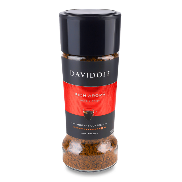 Кава розчинна Davidoff Cafe Rich Aroma 100 г c/б - Фото 1 Кава розчинна Davidoff Cafe Rich Aroma 100 г c/б - зображення 1