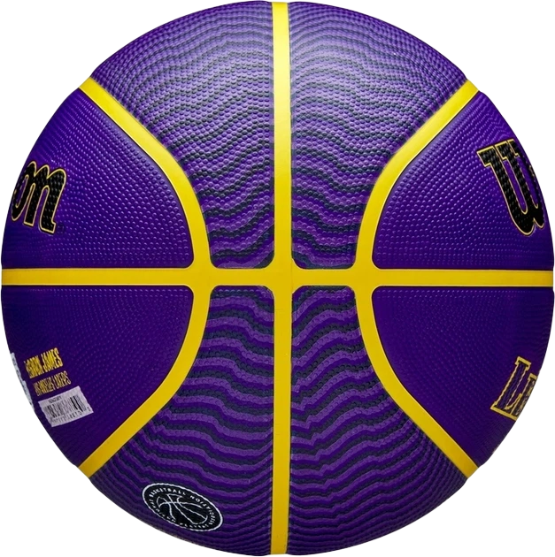 Мяч баскетбольный Wilson NBA Player Icon Outdoor BSKT LeBron NE Size 7 (WZ4027601XB7) - изображение 8