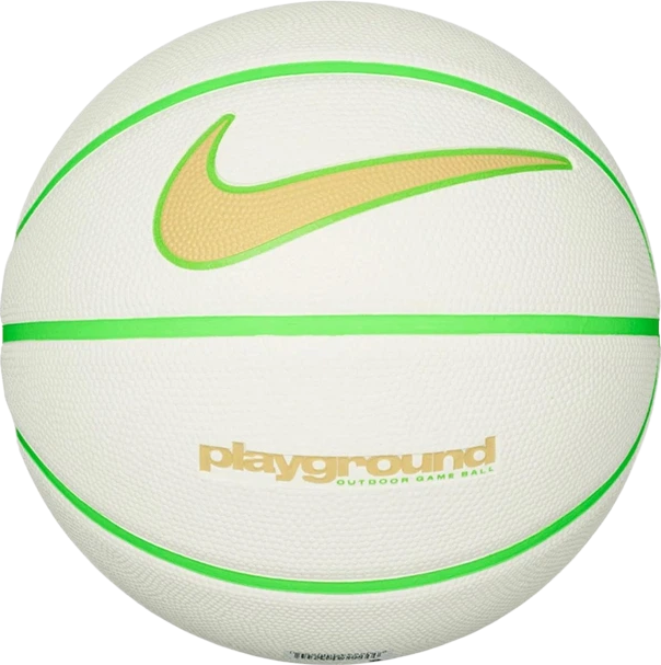 Мяч баскетбольный Nike Everyday Playground 8P Graphic Deflated Green Strike/Topaz Gold Size 7 (N.100.4371.144.07) - Фото 2 Мяч баскетбольный Nike Everyday Playground 8P Graphic Deflated Green Strike/Topaz Gold Size 7 (N.100.4371.144.07) - изображение 2