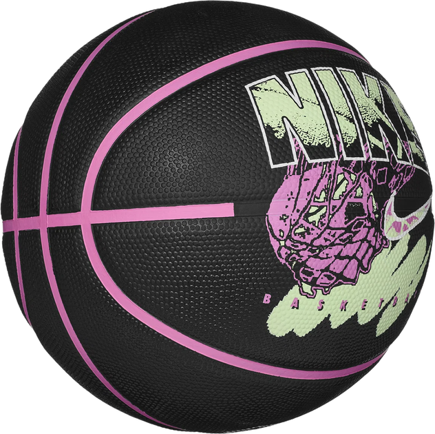 Мяч баскетбольный Nike Everyday Playground 8P Graphic Deflated Black/Pink/White/Barel Size 7 (N.100.4371.099.07) - Фото 3 Мяч баскетбольный Nike Everyday Playground 8P Graphic Deflated Black/Pink/White/Barel Size 7 (N.100.4371.099.07) - изображение 3