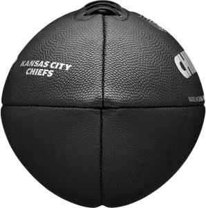 Мяч для американского футбола Wilson NFL Team Metallic Premiere KC OF (WF4015816XBOF) - Фото 6 Мяч для американского футбола Wilson NFL Team Metallic Premiere KC OF (WF4015816XBOF) - изображение 6