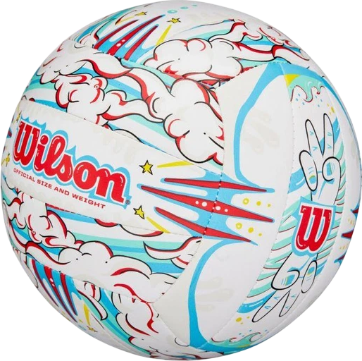 М'яч волейбольний Wilson Graffiti Peace VB White/Blue OF (WV4008302XBOF) - зображення 6