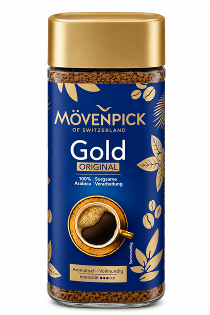 Кофе растворимый Movenpick Gold Original 200 г - Фото 1 Кофе растворимый Movenpick Gold Original 200 г - изображение 1