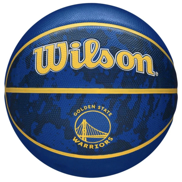 Мяч баскетбольный в подарочной коробке + насос Wilson NBA TEAM TIEDYE BSKT GS WARRIORS size 7 - изображение 2