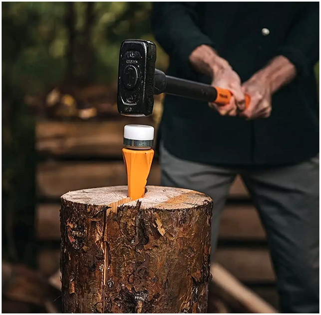 Винтовой Клин для расщепления 24 см Высокоуглеродистая сталь Fiskars Оранжевый SE1269 - Фото 5 Винтовой Клин для расщепления 24 см Высокоуглеродистая сталь Fiskars Оранжевый SE1269 - изображение 5