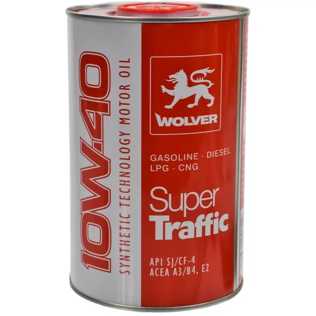 Олива моторна Wolver Super Traffic 10W-40 (1л.) - Фото 1 Олива моторна Wolver Super Traffic 10W-40 (1л.) - изображение 1