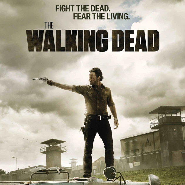 Інтер'єрна картина Ходячі мерці, Рік Граймс з револьвером, The Walking Dead, TWD, Rick Grimes, постер по серіалу, 42×28 см (id0039) - зображення 5