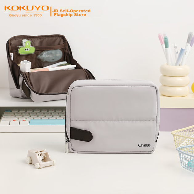 Органайзер KOKUYO HACO настольный пенал, серый, WSG-BB02M - изображение 10