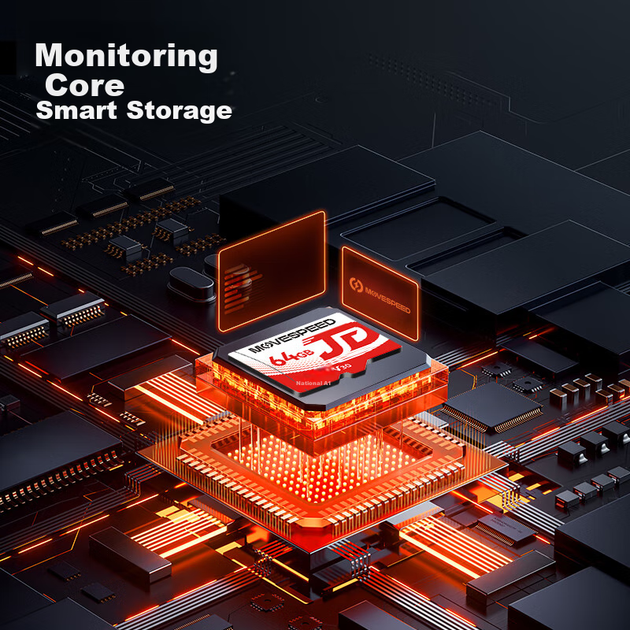 Карта пам'яті MOVE SPEED JD300 64 GB MicroSDXC U3 V30 (YSTFJD300-64GU3) - зображення 3