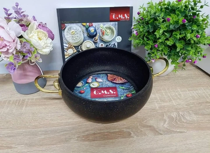 Кастрюля O.M.S. Collection 3141-28 см 6,6 л Gold - Фото 6 Кастрюля O.M.S. Collection 3141-28 см 6,6 л Gold - изображение 6