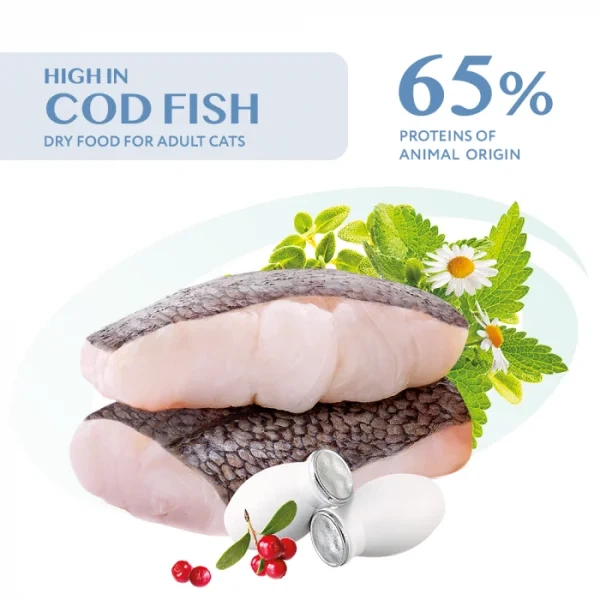 Сухий корм для дорослих котів Optimeal Adult Cat High in Cod Fish з тріскою 700 г - зображення 4