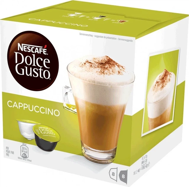 Кава в капсулах Nescafé Dolce Gusto Cappuccino 8 порцій - Фото 3 Кава в капсулах Nescafé Dolce Gusto Cappuccino 8 порцій - зображення 3