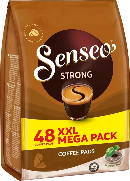 Кава в чалдах Senseo Strong 48 порцій Philips Senseo 62 мм - Фото 2 Кава в чалдах Senseo Strong 48 порцій Philips Senseo 62 мм - зображення 2