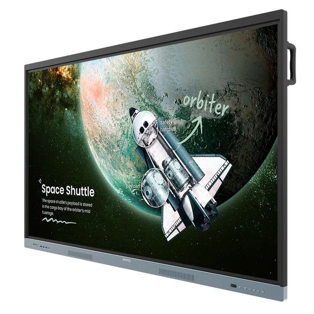 Інтерактивна панель BENQ 9H.F9FTK.DE8 75" 16:9 інтерактивний IPS UHD РК дісплей, 18/7, 450 кд/м2, ОС Андроід 13, Precision IR технологія - изображение 2