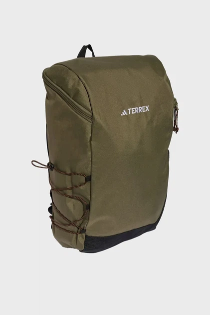 Рюкзак Terrex Multi Essentials 20L зі шнуром для кріплення речей трекінг в похід на кожен день оливковий - Фото 3 Рюкзак Terrex Multi Essentials 20L зі шнуром для кріплення речей трекінг в похід на кожен день оливковий - изображение 3