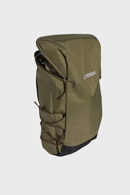 Рюкзак Terrex Multi Essentials 20L зі шнуром для кріплення речей трекінг в похід на кожен день оливковий - Фото 4 Рюкзак Terrex Multi Essentials 20L зі шнуром для кріплення речей трекінг в похід на кожен день оливковий - изображение 4