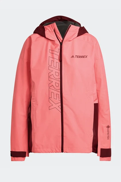 Жіноча куртка-дощовик Terrex GORE- TEX Paclite кораловий 4XL - зображення 8