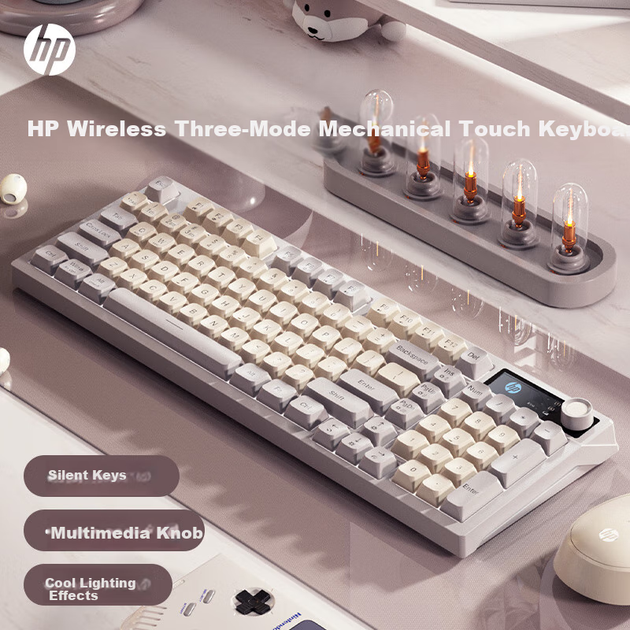 Клавиатура беспроводная HP K500F Bluetooth/USB/Wireless Серый - изображение 3