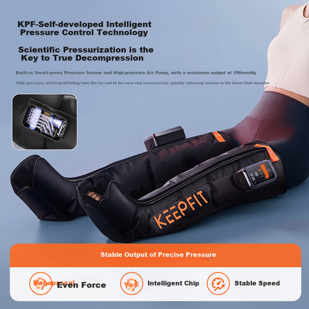 Массажер для ног Keepfit, сапоги для восстановления давления воздуха, автоматическое устройство для разминания мышц бедер и икр, расслабление мышц, дноуглубление меридианов, практичный подарок на день рождения для мам, L12 - изображение 7