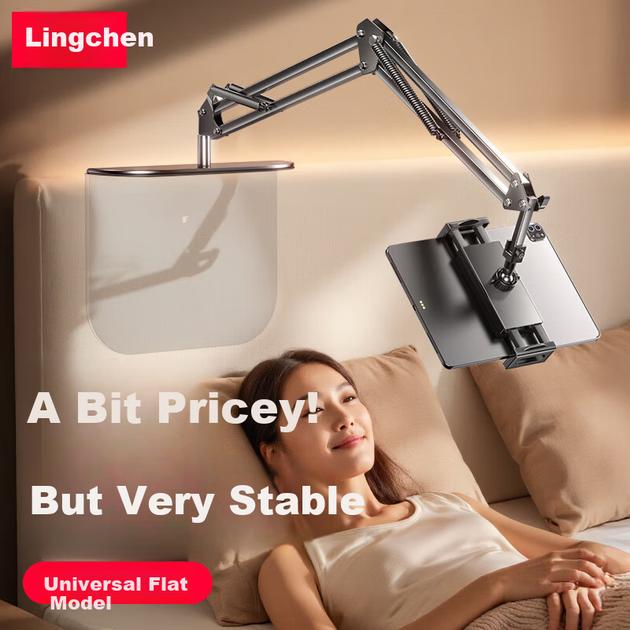 Подставка Lingchen для кровати вращающаяся для телефона/iPad - Фото 3 Подставка Lingchen для кровати вращающаяся для телефона/iPad - изображение 3