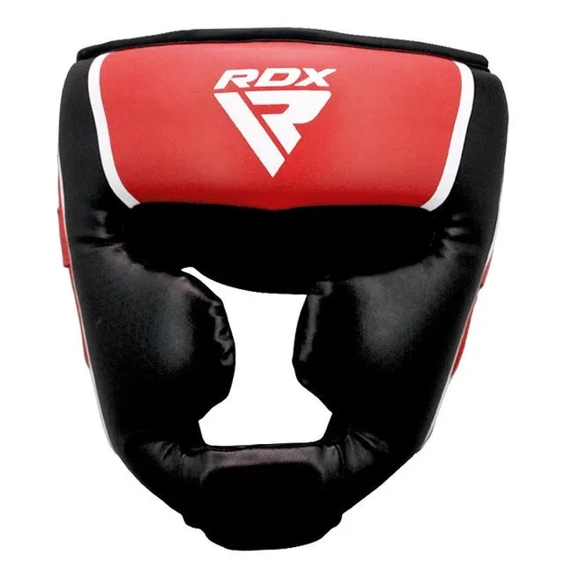 Боксерский шлем RDX PU-кожа XL Красный/Черный - изображение 2