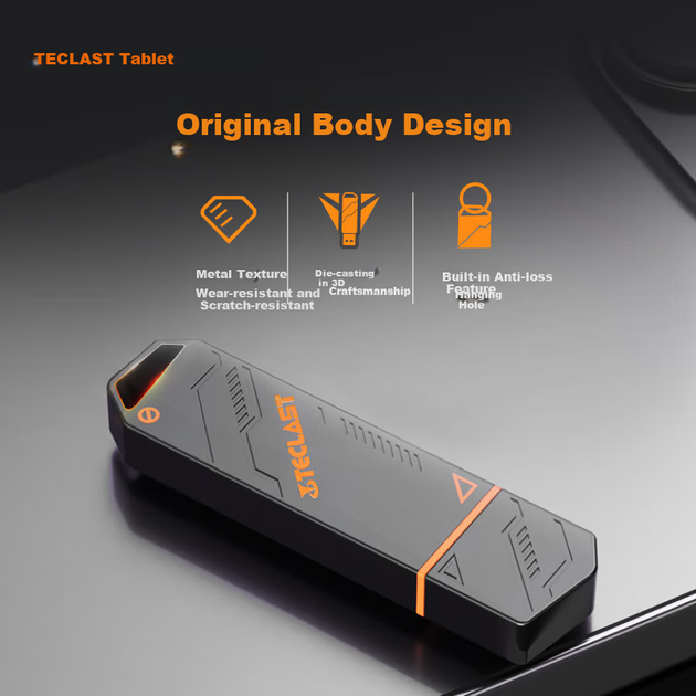 Твердотільний USB-флеш-накопичувач TECLAST 512 ГБ, високошвидкісний USB 3.2, швидкість читання 520 МБ/с, велика ємність для офісного використання, портативний жорсткий диск для автомобільного комп'ютера, металева USB-флешка для системного сховища - изображение 7