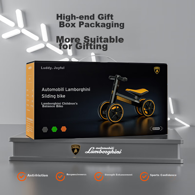 Дитячий біговел AUTOMOBILI LAMBORGHINI, чотириколісний, для дітей 1-3 роки - зображення 6