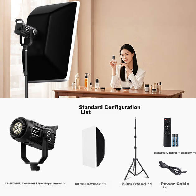 Свет LATZZ 150W SL светодиодный заполняющий софтбокс профессиональный студийный - изображение 4