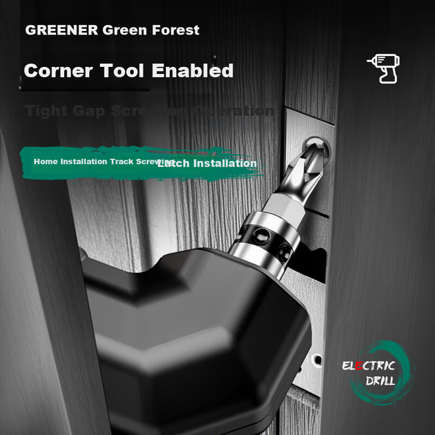 Аккумуляторная бесщеточная дрель Greenlin 16,8 В, многофункциональная литиевая батарея 4-в-1, быстросменный патрон, бытовой электроинструмент, ручная ударная дрель. - изображение 9