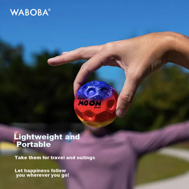 Мяч антигравитационный WABOBA лунный эластичный, для детей, для улицы - изображение 7