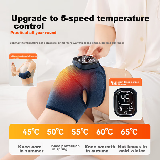 Массажер Keepfit для коленей с подогревом, при синовите, подарочный, K20S - изображение 4