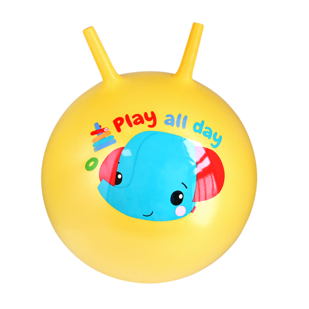 Розвивальний м'яч-іграшка Fisher-Price, 38 см, жовтий, з насосом - Фото 10 Розвивальний м'яч-іграшка Fisher-Price, 38 см, жовтий, з насосом - зображення 10