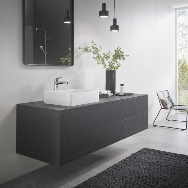 Змішувач для умивальника HANSGROHE LOGIS 71090000, хром, врізний - Фото 3 Змішувач для умивальника HANSGROHE LOGIS 71090000, хром, врізний - изображение 3