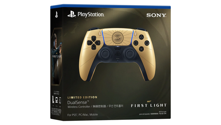 Геймпад Беспроводной Sony PlayStation 5 Dualsense 007 First Light Limited Edition Gold - Фото 6 Геймпад Беспроводной Sony PlayStation 5 Dualsense 007 First Light Limited Edition Gold - изображение 6