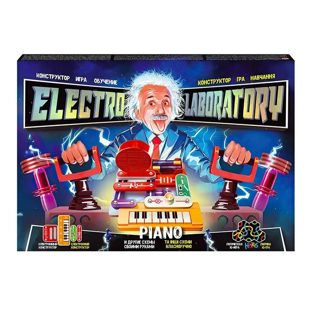 Електронний конструктор "Electro Laboratory. Piano", розвиваючий конструктор - Фото 1 Електронний конструктор "Electro Laboratory. Piano", розвиваючий конструктор - изображение 1