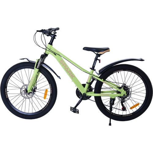 Велосипед SPARK AIRCORE (колеса – 24", алюминиевая рама – 11") салатовый - Фото 2 Велосипед SPARK AIRCORE (колеса – 24", алюминиевая рама – 11") салатовый - изображение 2