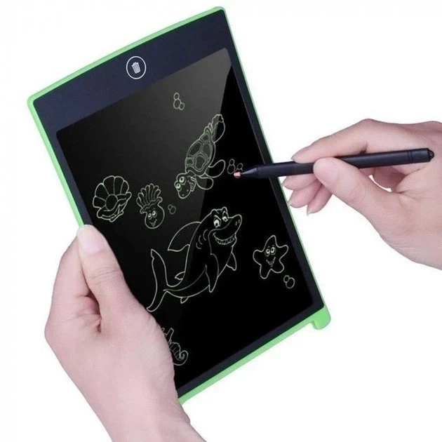 Графический LCD планшет для рисования 8,5" со стилусом OneColor зеленый - Фото 2 Графический LCD планшет для рисования 8,5" со стилусом OneColor зеленый - изображение 2