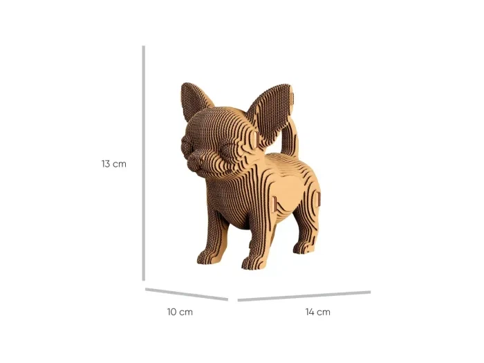 Картонный 3D пазл Chihuahua Puppy, Cartonic, 71 эл. - изображение 3