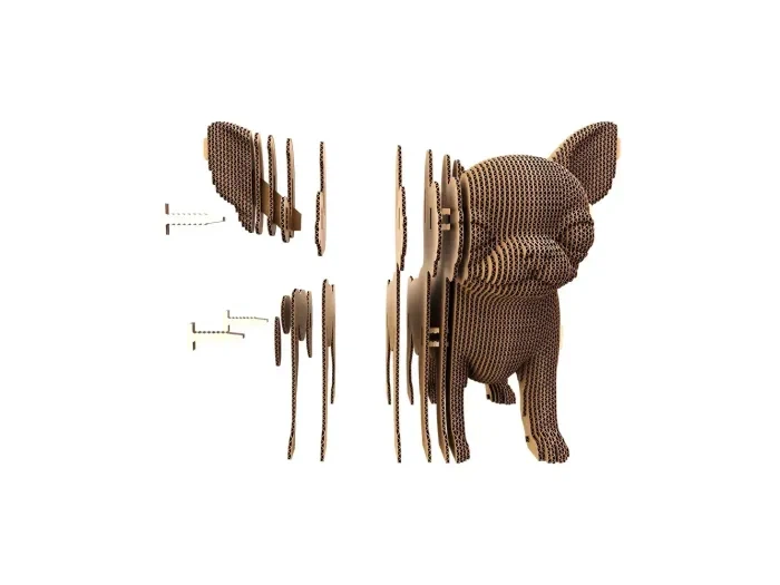 Картонный 3D пазл Chihuahua Puppy, Cartonic, 71 эл. - изображение 4