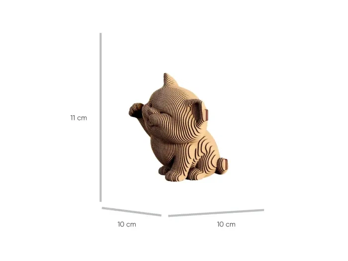 Картонний 3D пазл Maneki Kitten, Cartonic, 77 ел. - зображення 3