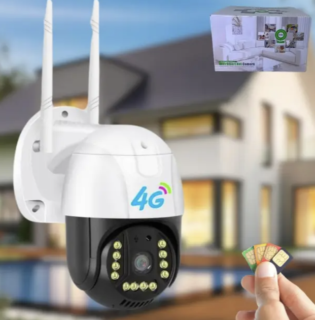 Камера наружного видеонаблюдения 4G Sim V380 PRO - изображение 6